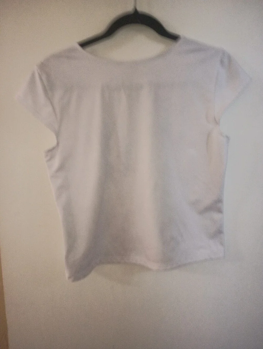 Justice White Cap Sleeve Scoop Neck Fitted Crop Top | Girls XL Plus (16P/18P)